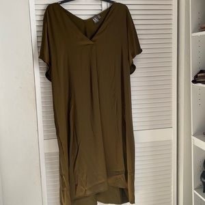 Olive Green Oversized Dress // NWOT